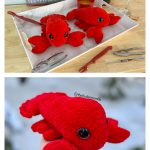 Butters the Lobster Amigurumi Crochet Pattern