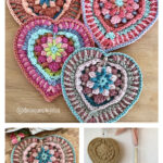 Corazon Loli Heart Wall Hanging Crochet Pattern