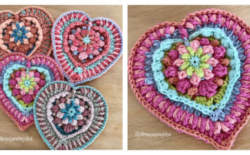 Corazon Loli Heart Wall Hanging Crochet Pattern