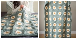 Cozy Days Daisy Blanket Free Crochet Pattern