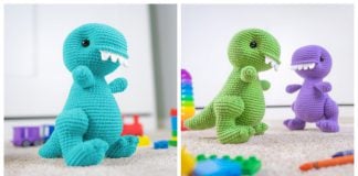 Dan the Dinosaur Free Crochet Pattern