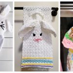 Easter Bunny Towel and Towel Topper Free Crochet Pattern