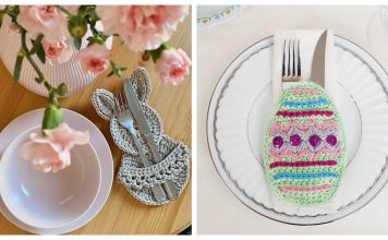 Easter Cutlery Holder Crochet Pattern