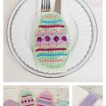 Easter Egg Place Setting Free Crochet Pattern