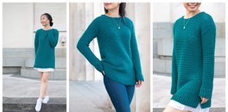 Easy Snuggle Sweater Free Crochet Pattern