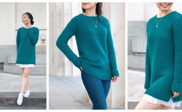 Easy Snuggle Sweater Free Crochet Pattern