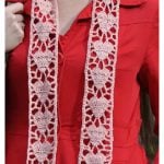 Heart Scarf Free Crochet Pattern