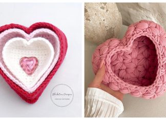Heart Shaped Basket Crochet Patterns
