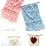 Heart Wall Hanging Crochet Patterns