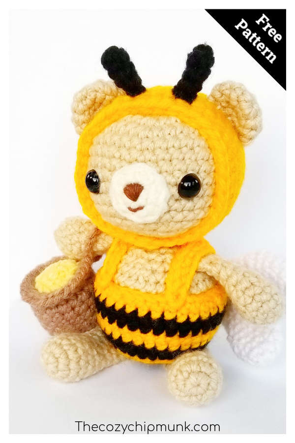 Honey Bear Amigurumi Free Crochet Pattern