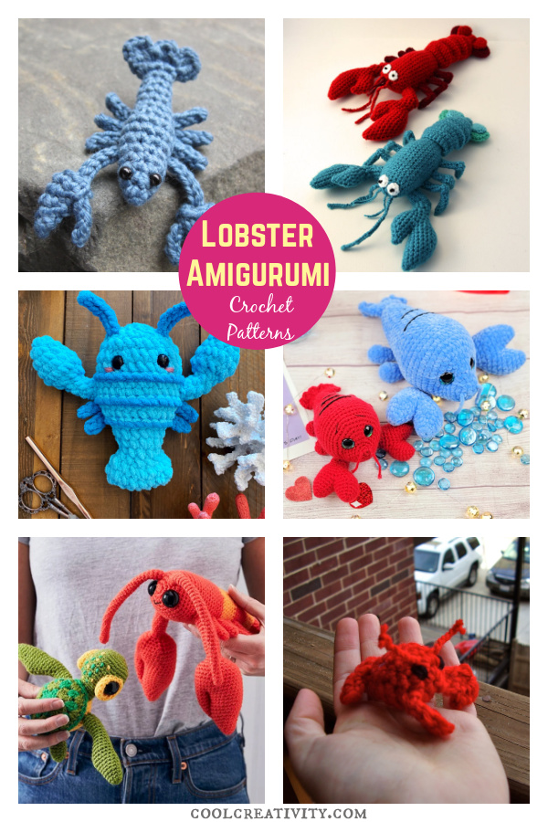 Lobster Amigurumi Crochet Patterns 