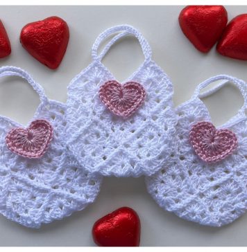 Mini Granny Square Bag Free Crochet Pattern and Video Tutorial