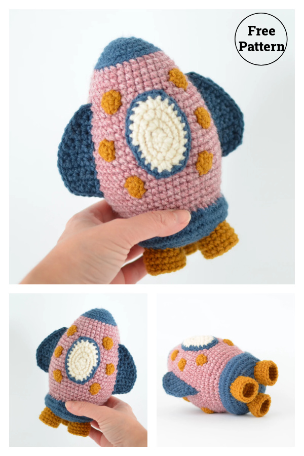 Amigurumi Spaceship Free Crochet Pattern