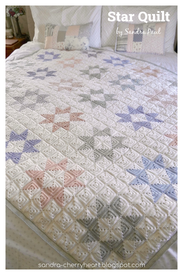 Star Quilt Crochet Pattern