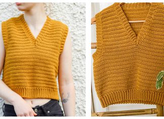 Vest Top Free Crochet Pattern and Video Tutorial