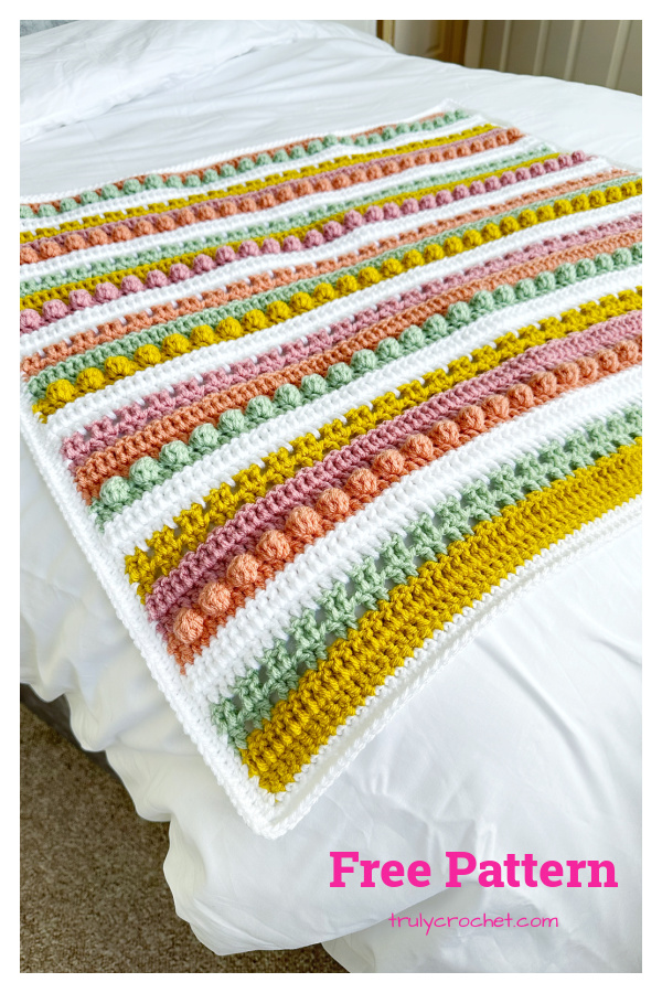 Yasmin Baby Blanket Free Crochet Pattern