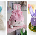 10+ Bunny Treat Bag Crochet Patterns