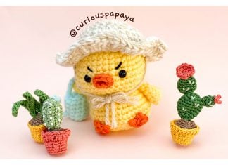 Amigurumi Gertrude the Grumpy Chick Free Crochet Pattern