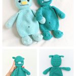 Amigurumi Monster Baby Lovey Crochet Pattern