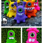 Blob Monsters Amigurumi Crochet Pattern