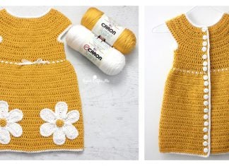 Daisy Dress Free Crochet Pattern