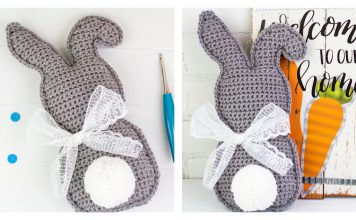 Easter Bunny Decor Free Crochet Pattern