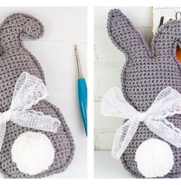 Easter Bunny Decor Free Crochet Pattern