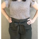 Gia Tee Ruffle Top Free Crochet Pattern