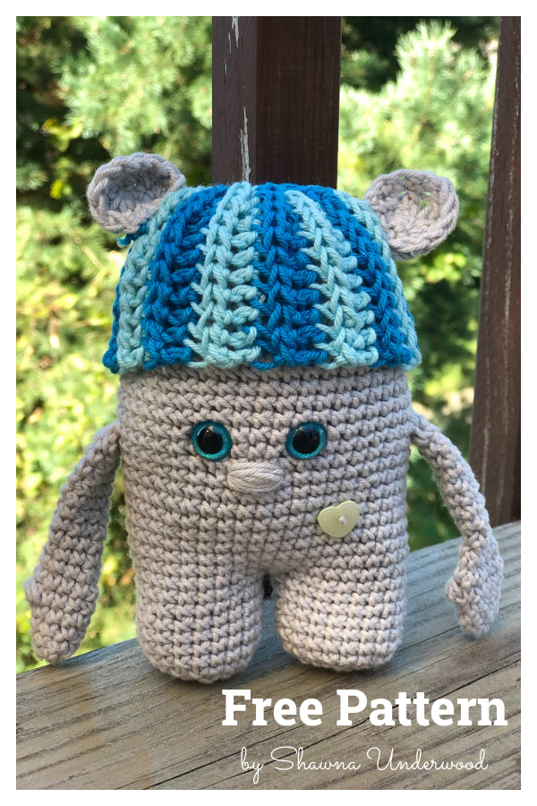 Happily Hooked Kindness Monster Free Crochet Pattern