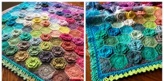 Happy Little Tree Blanket Free Crochet Pattern