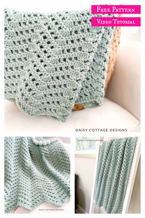 Heirloom Baby Blanket Free Crochet Pattern and Video Tutorial