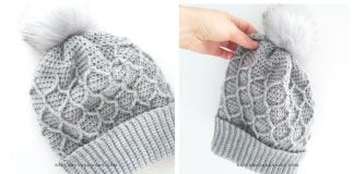 Honeycomb Beanie Free Crochet Pattern