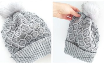 Honeycomb Beanie Free Crochet Pattern