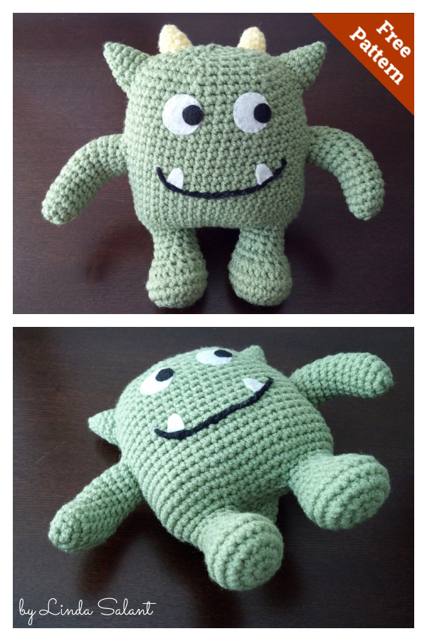 Hug Monster Free Crochet Pattern