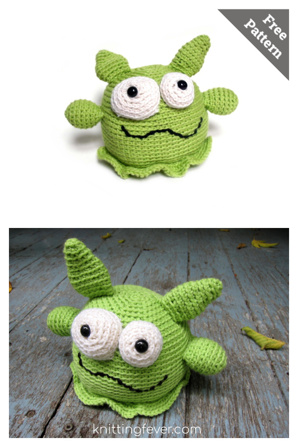 Lark the Monster Free Crochet Pattern