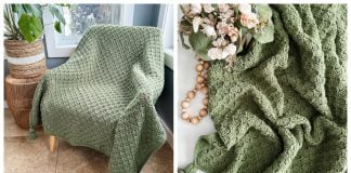Modern C2C Blanket Free Crochet Pattern and Video Tutorial