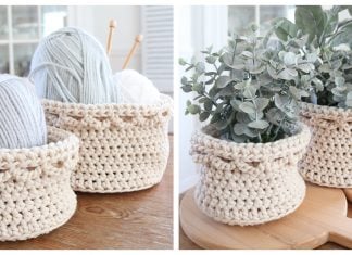 Newbury Basket Free Crochet Pattern