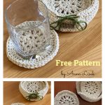 Spring Coaster Set Free Crochet Pattern