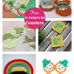St. Patrick’s Day Coasters Free Crochet Pattern