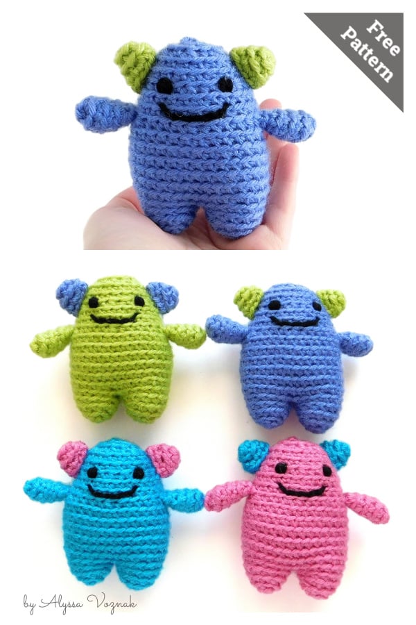 The Mini Mini Monster Free Crochet Pattern