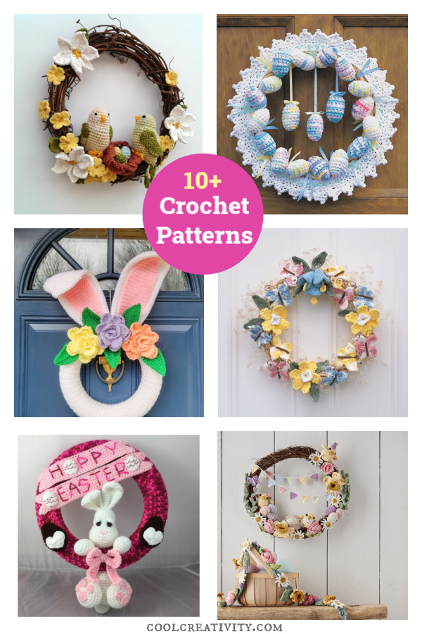 10+ Crochet Easter Wreath Patterns 