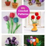 10+ Tulip Flower Crochet Patterns