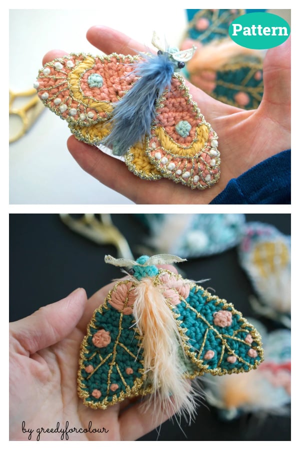Amigurumi Moth Crochet Pattern