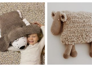 Animal Plush Pillow Crochet Patterns