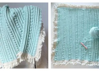 Baby Berry Ridge Blanket Free Crochet Pattern and Video Tutorial