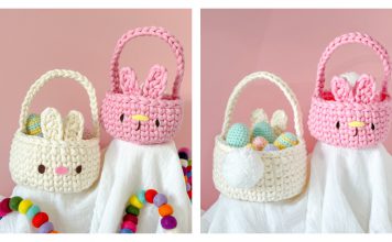 Bunny Basket Free Crochet Pattern