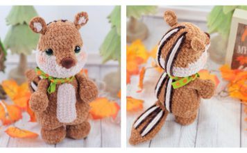 Chipmunk Amigurumi Free Crochet Pattern