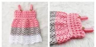 Cotton Candy Baby Dress Free Crochet Pattern