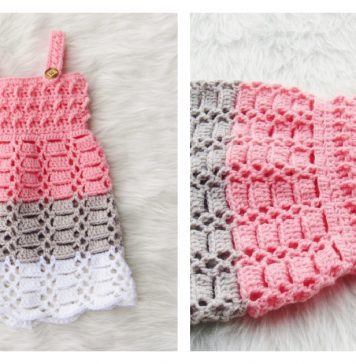 Cotton Candy Baby Dress Free Crochet Pattern