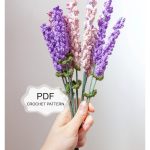 Lavender Flower Amigurumi Bouquet Crochet Pattern